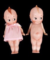 2 KEWPIE ROSE O'NEILL SIGNED J