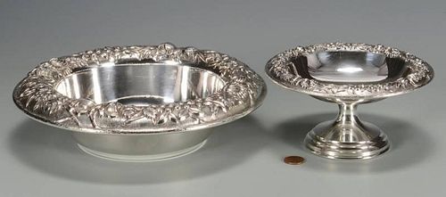 2 KIRK & SON REPOUSSE BOWLSTwo S.