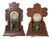 (2) Kitchen Clocks, Oak Ginger