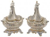 (2) KLEMM DRESDEN PORCELAIN PO