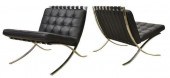 (2) KNOLL BARCELONA CHAIRS, MI