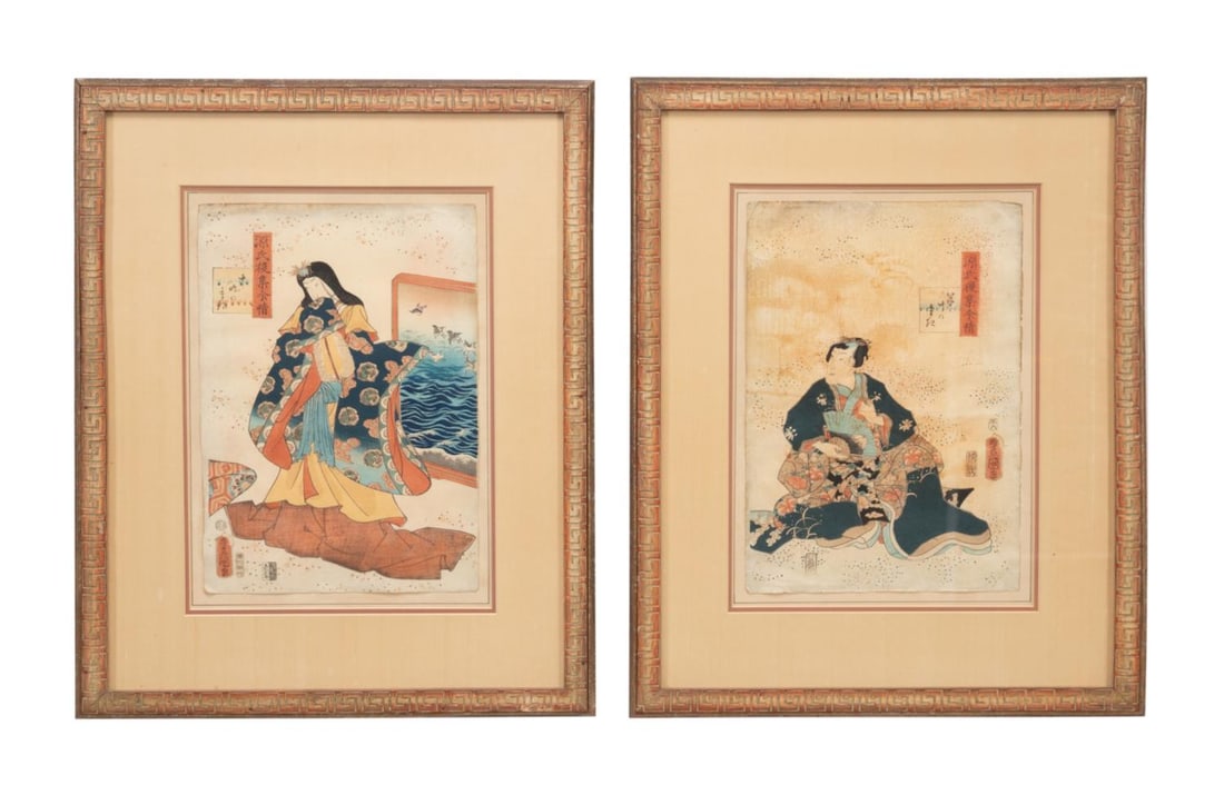 2 KUNISADA WOODBLOCKS -
