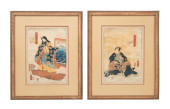 2 KUNISADA WOODBLOCKS - COLLEC