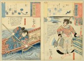 2 KUNIYOSHI UTAGAWA WOODBLOCKS