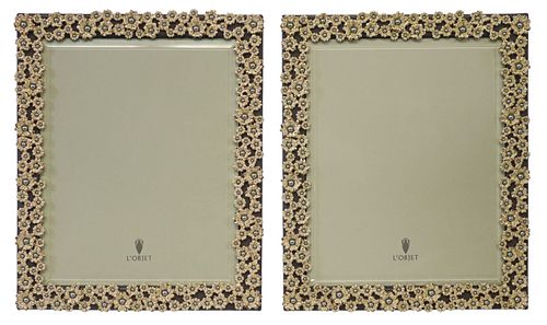 (2) L&#039;OBJET GOLD-PLATED