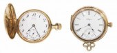 (2) LADIES 14KT GOLD HUNTER CA
