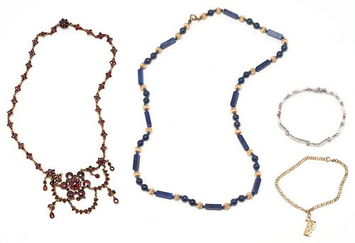 2 LADIES GOLD BRACELETS & 2