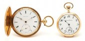 2 LADIES GOLD SWISS PENDANT WA