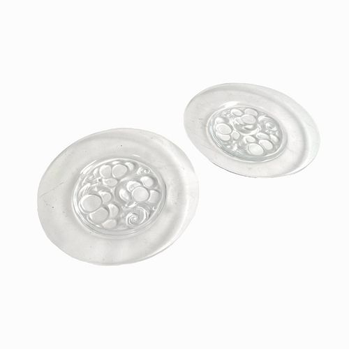 2 LALIQUE MARIENTHAL FRENCH CRYSTAL