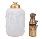 (2) Lalique scent bottles to i
