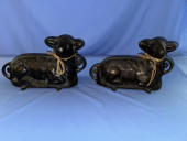 2 LAMB CAKE MOLDS, BOTH STAMPE