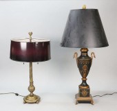 2 LAMPS2 table lamps. Hand pai