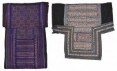 (2) LAOS TEXTILES EMBROIDERED