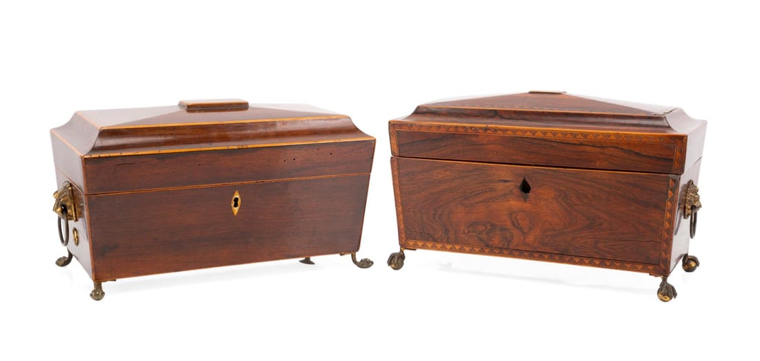 2 LARGE 19TH C. ENGLISH REGENCY