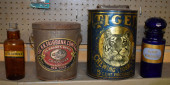 2 LARGE ANTIQUE ADVERTISING TI
