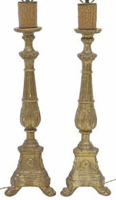 (2) LARGE BAROQUE STYLE PARCEL