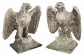 (2) LARGE CAST STONE GARDEN ST