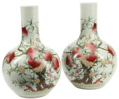 (2) LARGE CHINESE FAMILLE ROSE