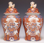 (2) LARGE CHINESE IMARI PALETT