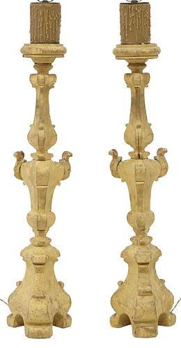 (2) LARGE CONTINENTAL BAROQUE STYLE