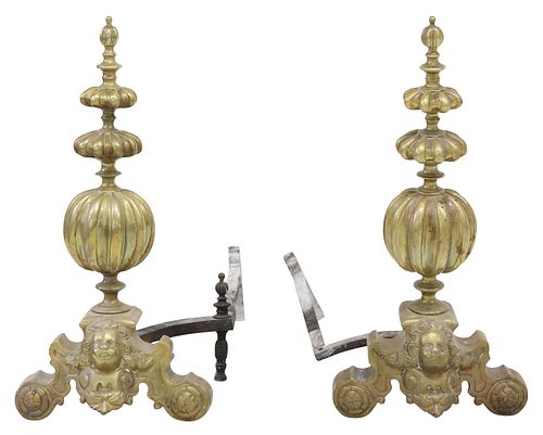 (2) LARGE CONTINENTAL BAROQUE STYLE