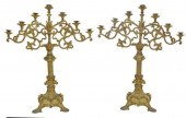 (2) LARGE ECCLESIASTICAL GILT
