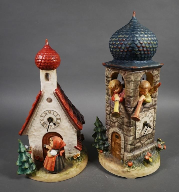 (2) LARGE HUMMEL CLOCKS, CHAPEL