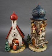 (2) LARGE HUMMEL CLOCKS, CHAPE