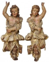 (2) LARGE ITALIAN CARYATID WAL