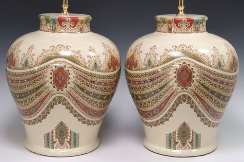 (2) LARGE ITALIAN DESIGNER ETRO