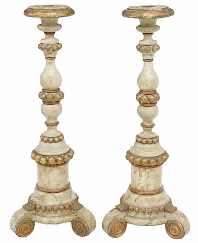 (2) LARGE ITALIAN PARCEL-GILT &AMP;