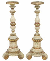 (2) LARGE ITALIAN PARCEL-GILT