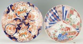 2 LARGE JAPANESE IMARI CHARGER
