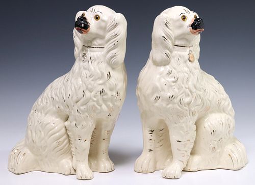(2) LARGE LATE VICTORIAN