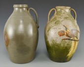 2 LARGE MIDDLE TN POTTERY ITEM