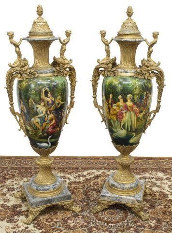 (2) LARGE NEOCLASSICAL FIGURAL