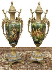 (2) LARGE NEOCLASSICAL FIGURAL