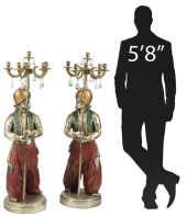 (2) LARGE ORIENTALIST STYLE BR