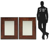 (2) LARGE RECTANGULAR FRAMED N
