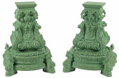 (2) LARGE REGENCE STYLE CARVED