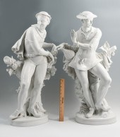 2 LARGE ROSENTHAL BLANC DE CHI