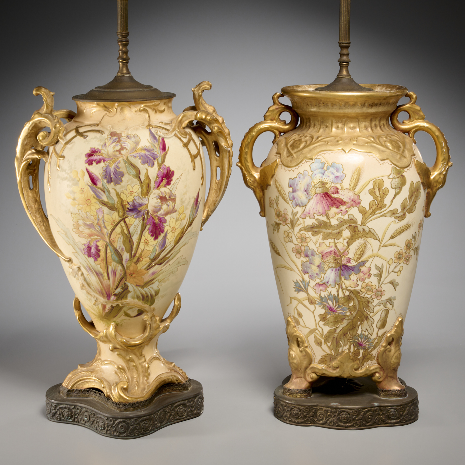 (2) LARGE ROYAL BONN PORCELAIN VASE