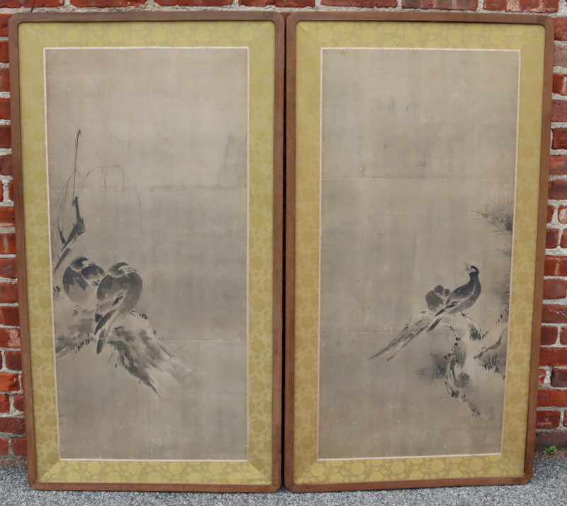 (2) LARGE SIGNED CHINESE?
