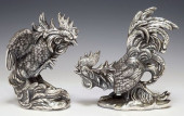 (2) LARGE STERLING SILVER CLAD