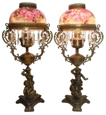 (2) LARGE VICTORIAN STYLE CHERUB