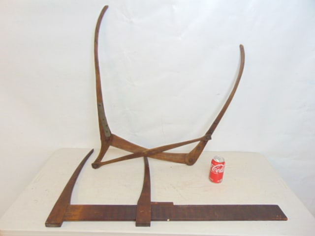 2 LARGE WOOD LOG CALIPERS,