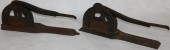 2 LATE 19TH C. CAST IRON TOBAC