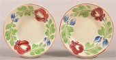 2 LATE ADAMS ROSE IRONSTONE CH