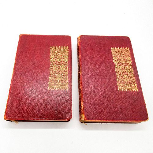 2 LEATHER BOUND BOOKS SERIES,