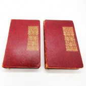2 LEATHER BOUND BOOKS SERIES,